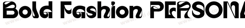 Bold Fashion PERSONA字体转换